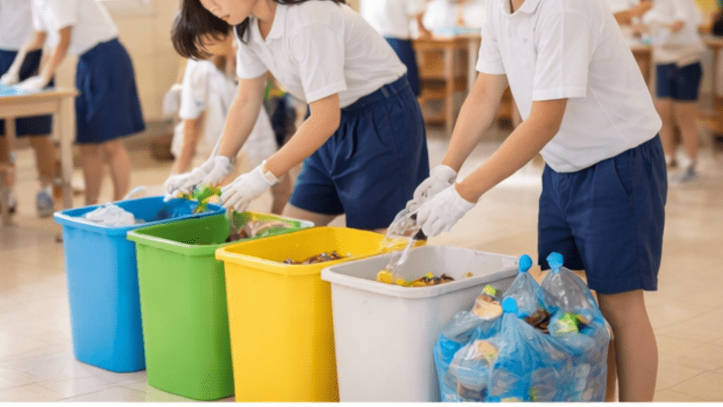 Educacao sobre lixo vem da escola